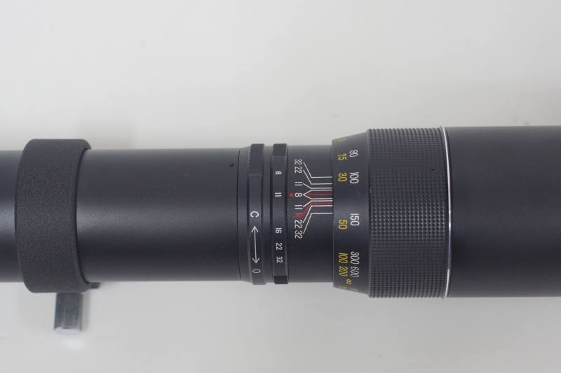 h527◇UPSILON TELE 1:8 f=500mm MADE IN JAPAN / ニコン用 / 珍品 望遠レンズ_画像6