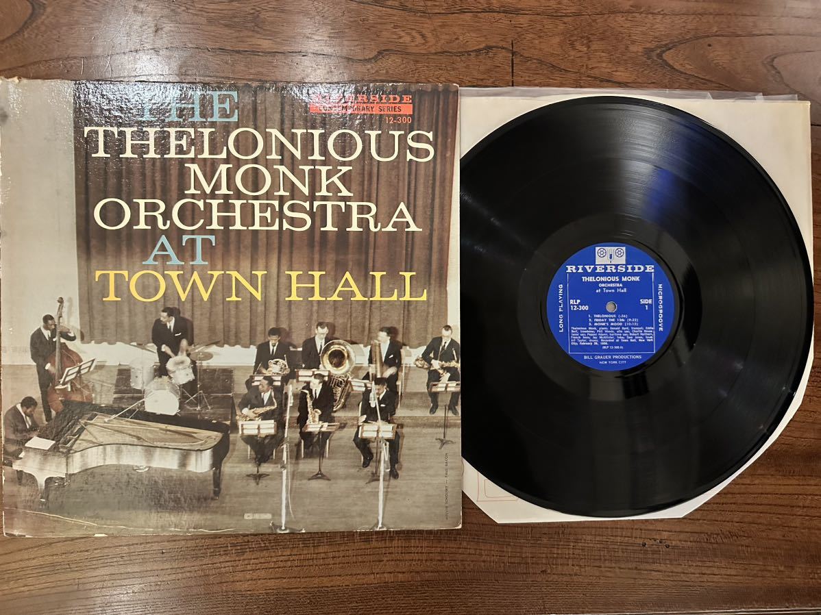 【USオリジナル】THELONIOUS MONKセロニアス・モンク ■ Orchestra at Town Hall / RIVERSIDE RLP 12-300/ジャズの画像1