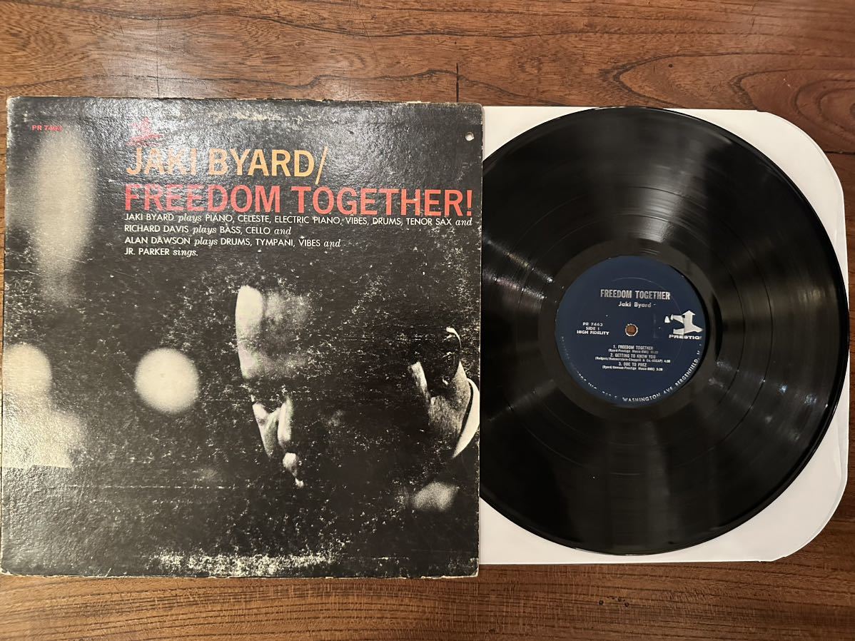  【USオリジナル】JAKI BYARDジャッキー・バイヤード■ FREEDOM TOGETHER！/ PRESTIGE 7463 /LPレコード　ジャズ_画像1