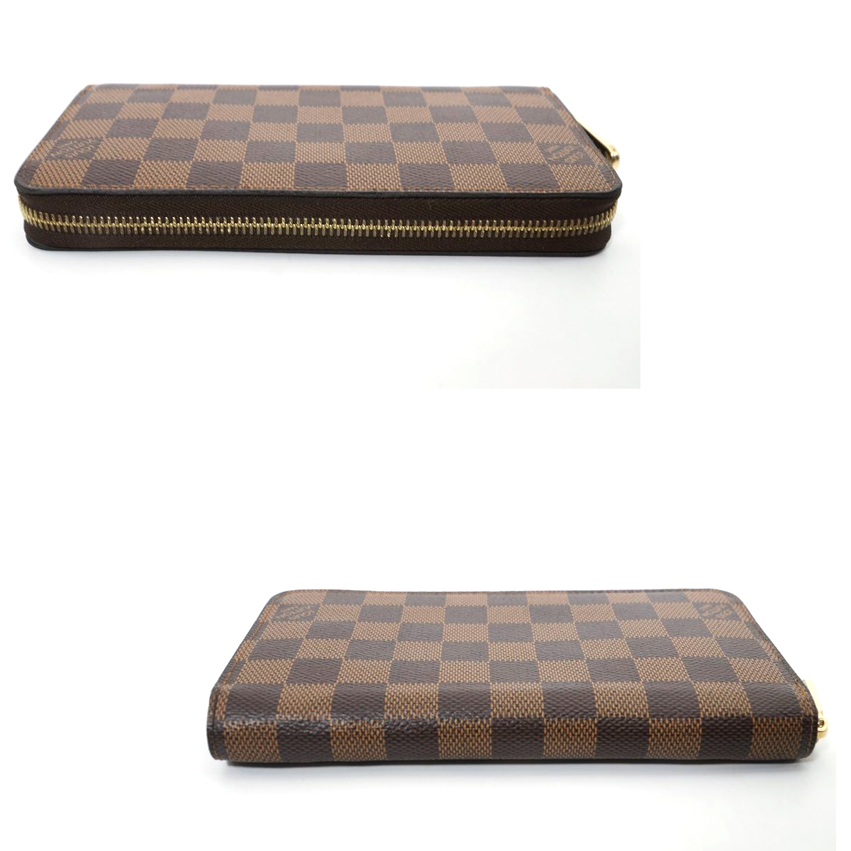 【極美品】Louis Vuitton ダミエ エベヌ ジッピーウォレット 長財布 小銭入れ 札入れ DAMIEREBENE WALLET メンズ レディース N41661_画像3