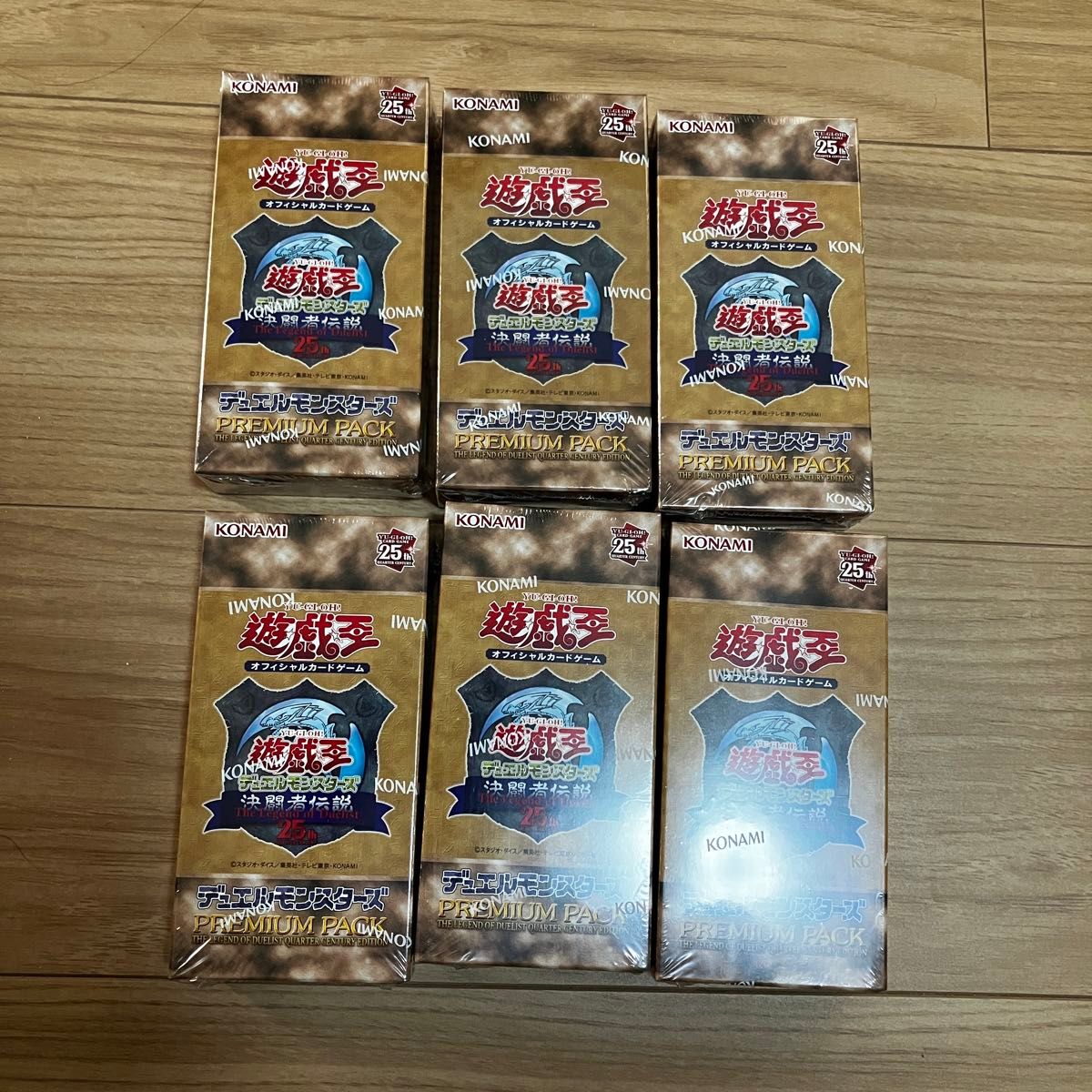 ①遊戯王 決闘者伝説 東京ドーム PREMIUM PACK 6BOX シュリンク付き デュエルモンスターズ|