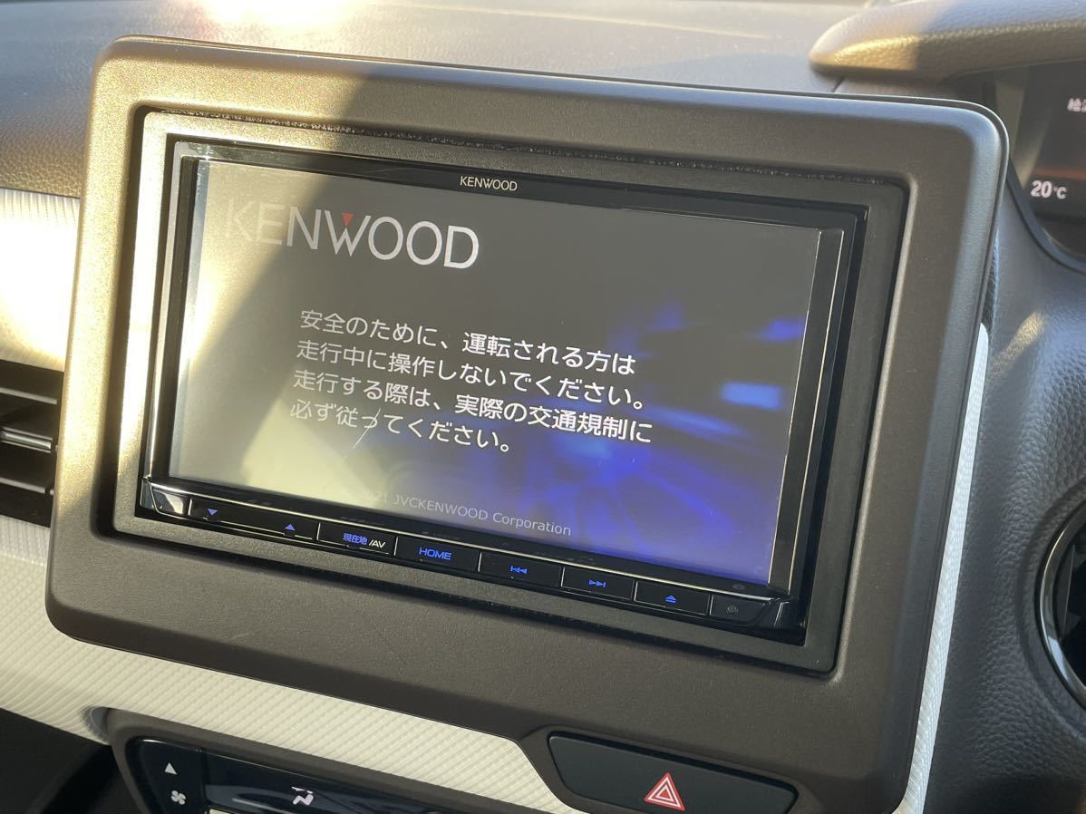 MDV-D708BT カーナビ KENWOOD 2021年製 メモリーナビ ハイレゾ 地デジ Bluetooth CD DVD USB 動作確認済みの画像1