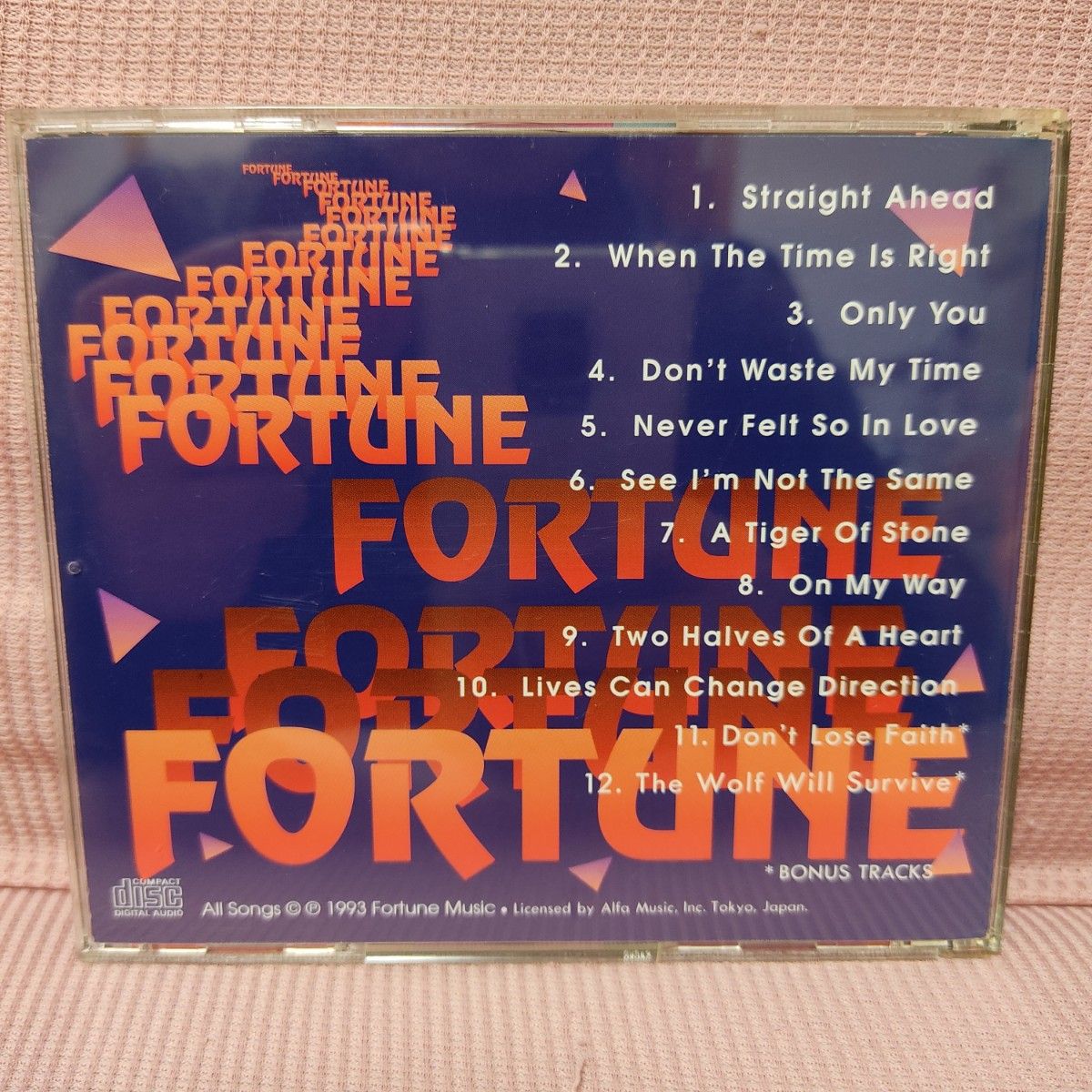 国内盤 帯付き フォーチュン CD FORTUNE ボストン
