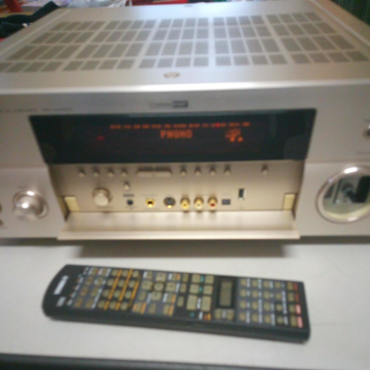 YAMAHA ヤマハ AVアンプ DSP-AX3800 　RAV370 リモコン　通電確認　現状品　_画像4
