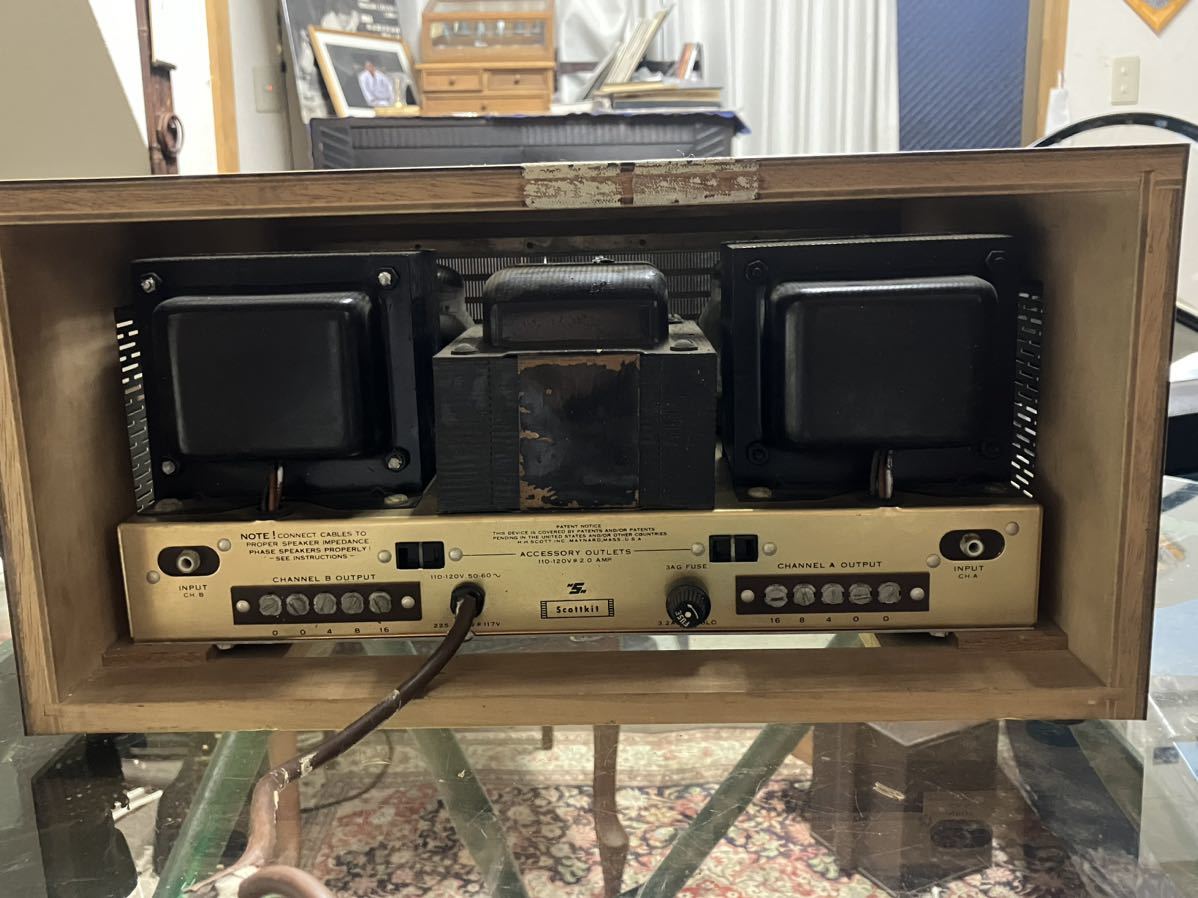 H.H.SCOTT stereomaster type LK 150 スコット　ステレオマスター　ジャンク_画像3