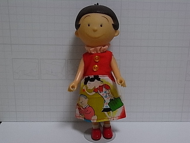 サザエさんのワカメちゃん・タカラ着せ替え人形・ソフビ・長谷川町子・中古・ハンドメイドのブライス人形用の洋服の画像3