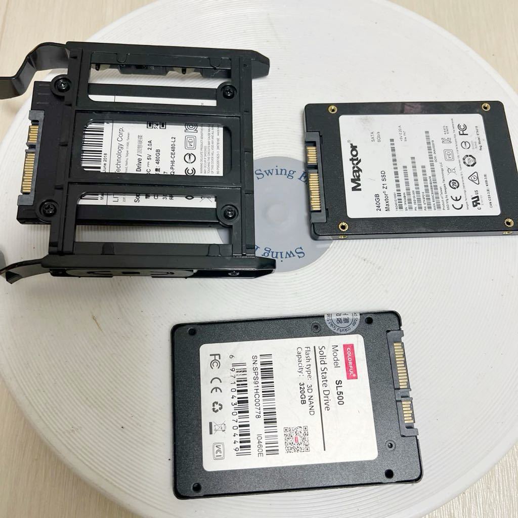 SSD カード　COLORFUL SL500 320GB maxtor 240GB LITEON 480GB 3枚売り_画像2