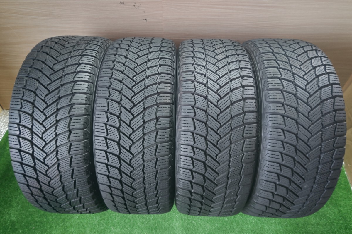 中古タイヤ MICHELIN X-ICE SNOW 225/45R18 95H バリ山 クラウン スカイライン マークX オデッセイ ステージア等 A310_画像1