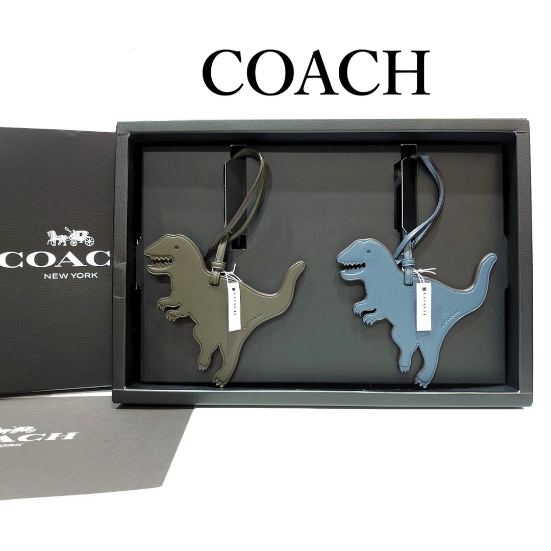 【レア】COACH コーチ レキシー Rexy 恐竜 ダイナソー ハングタグ タグ オーナメント チャーム バッグチャーム 非売品 【送料無料】