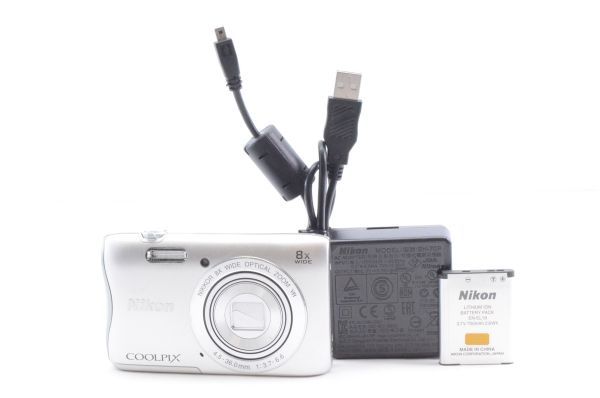 ★Nikon ニコン COOLPIX S3700 シルバー★#H0042401112A