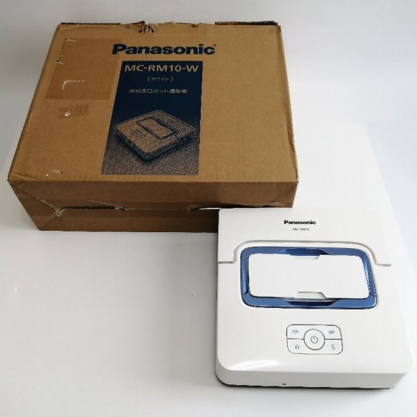 Panasonic パナソニック 床拭きロボット掃除機(家庭用) MC-RM10-W ホワイト 2021年製【PSEマークあり】19 00183_画像2