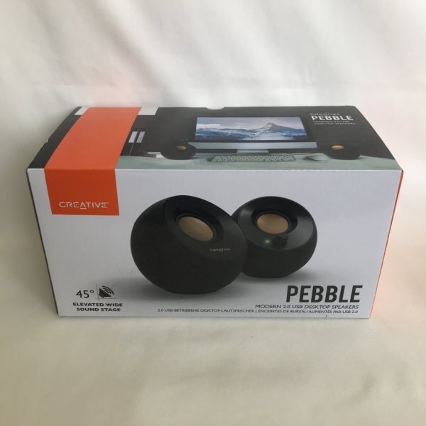 Creative Pebble MODERN 2.0 USB DESKTOP SPEAKERS MF1680 デスクトップスピーカー 19 00133_画像2