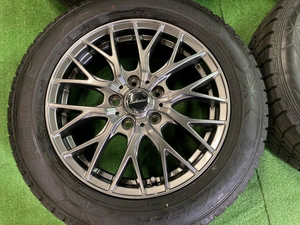 送料無料 スタッドレスセット グッドイヤー アイスナビ6 205/60R16 2019年製造 ノア ヴォクシー ステップワゴン エスクァイア_画像2