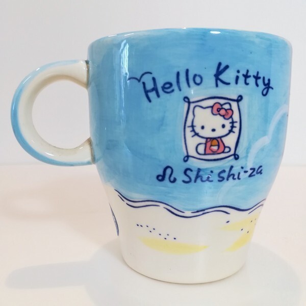[ unused / postage ( all prefecture )510 jpy ~ / 8 month 4 day lion seat ] Kitty birthday mug Hello Kitty . birthday mug hand ..KT0804-1