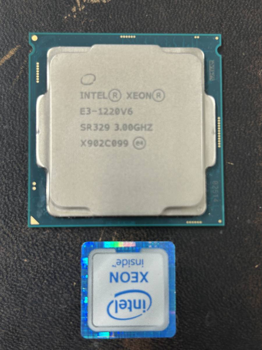 CPU Intel Xeon E3-1220V6 3.00GHz SR329 ■送料無料■動作確認済の画像1