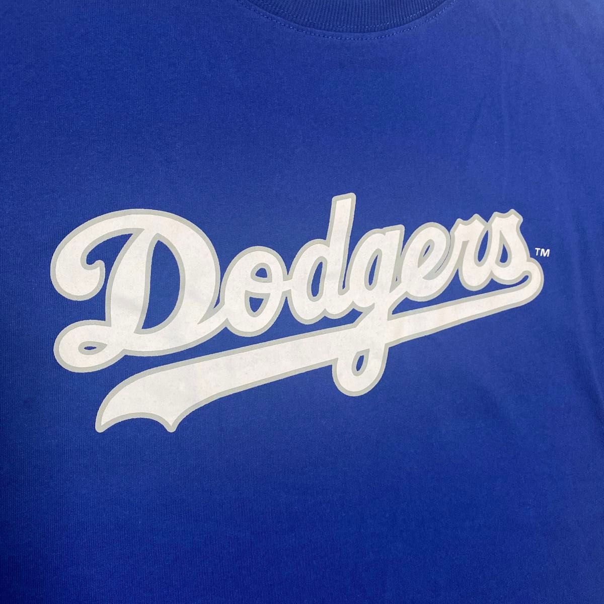 メジャーリーグベースボール　LA ロサンゼルス　ドジャース 大谷翔平  ロゴプリント　青　大きいサイズ　4L Tシャツ