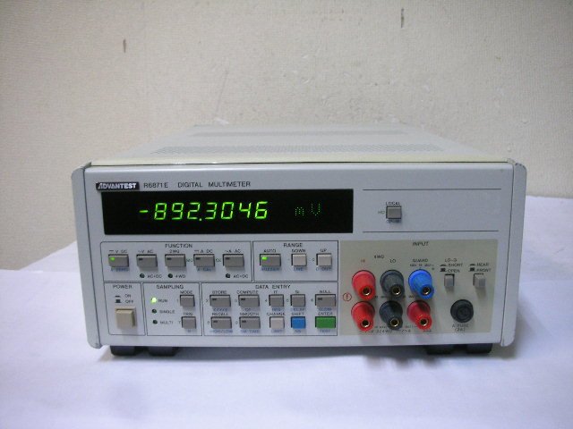 ADVANTEST R6871E DIGITAL MULTIMETER_画像1