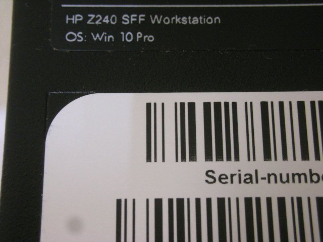 HP Z240 SFF WorkStation(Xeon QuadCore E3 1245 V5 3.5GHz/8GB)現状で！_画像4