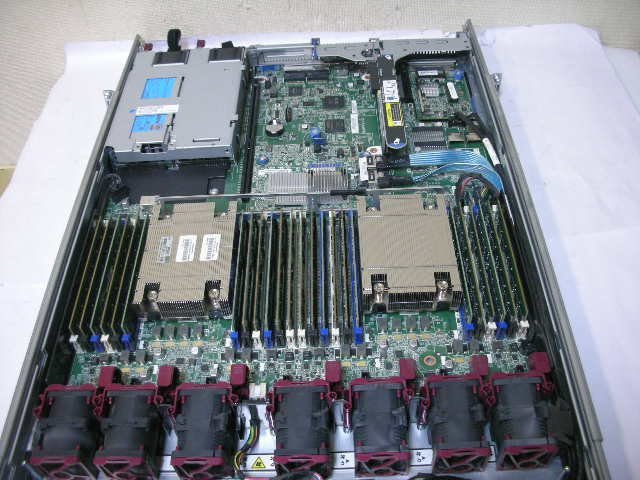 HPE ProLiant DL360 Gen9(Xeon 8Core E5 2620 V4 2.1GHz 2CPU/256GB/SAS 300GB x 3)_画像5