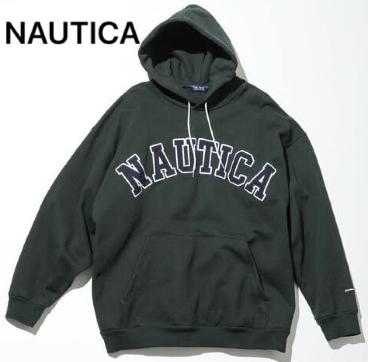 最終値下げ　美品　nautica ノーティカ　 パーカー フーディー プルオーバー Hooded アーチロゴ