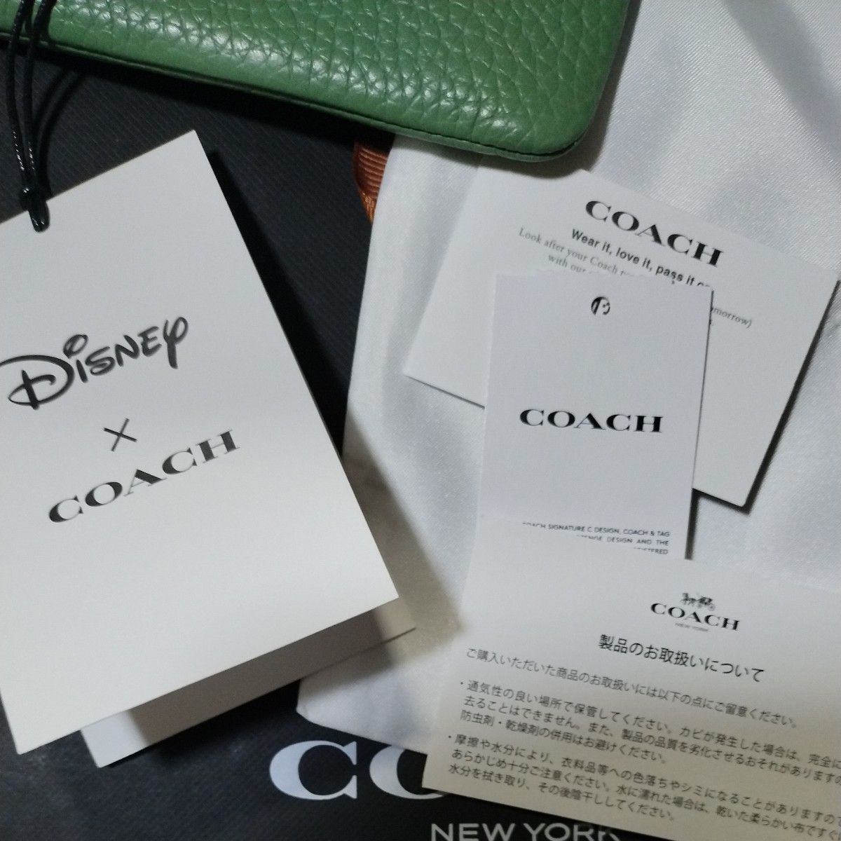 期間限定出品 COACH コーチxディズニー限定コラボ ポーチ CH499 リスト 