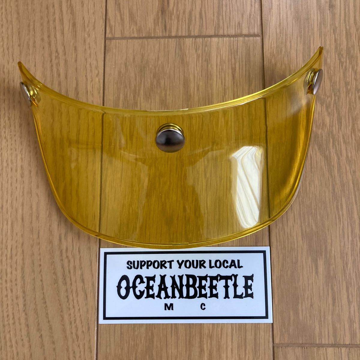 OCEAN BEETLE オーシャンビートル 70s ビートルバイザー ステッカー付き