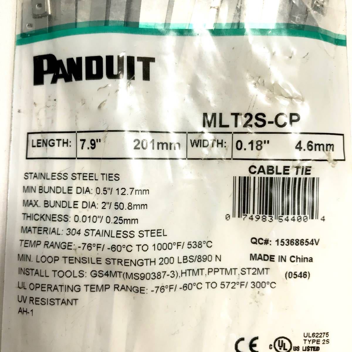 ★即決！PANDUIT 304ステンレス タイラップ 10本 201×4.6mm 結束バンド 強力 インシュロック 耐熱 全天候 メンテナンス 200 バイク 自動車_画像4