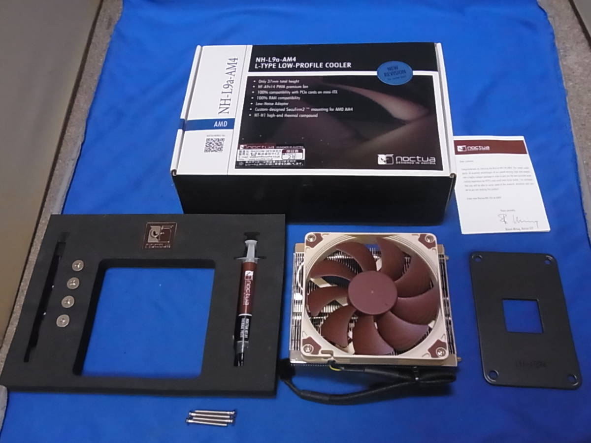 NOCTUA NH-L9a-AM4 92mmトップフロー型CPUクーラー 全高37mm ロープロファイル_画像3