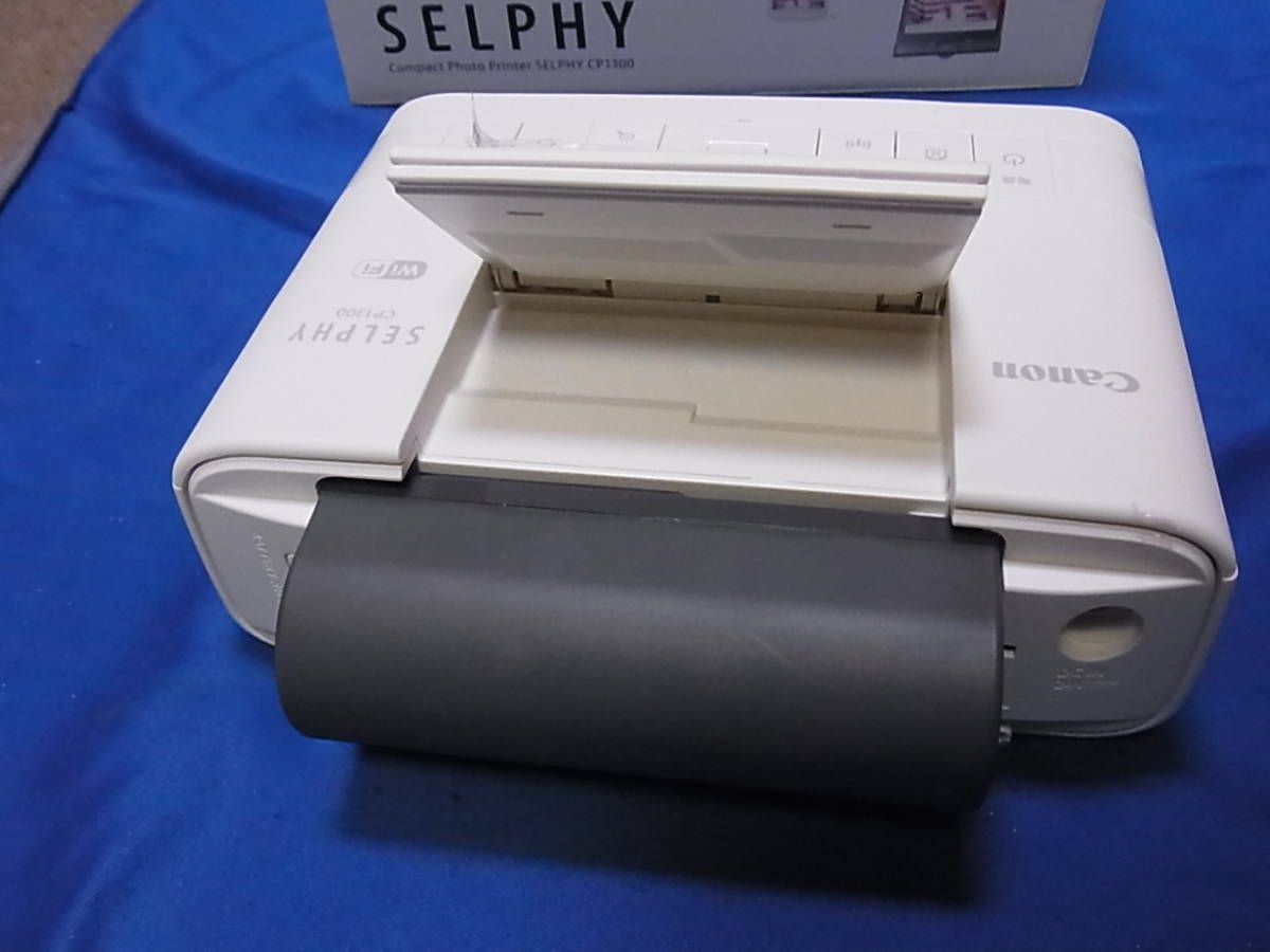 Canon コンパクトフォトプリンター SELPHY CP1300(WH)＋バッテリーNB-CP2L_画像7