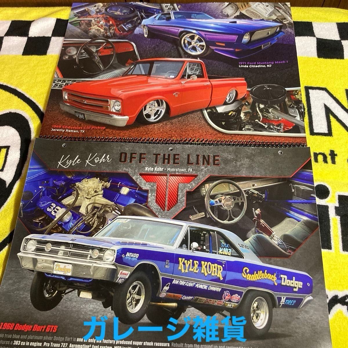 ☆SNAP ON・アメ車.旧車スナップショット全24shot 2022. 23年カレンダー＊非売/限定品＊コレクション＊2冊