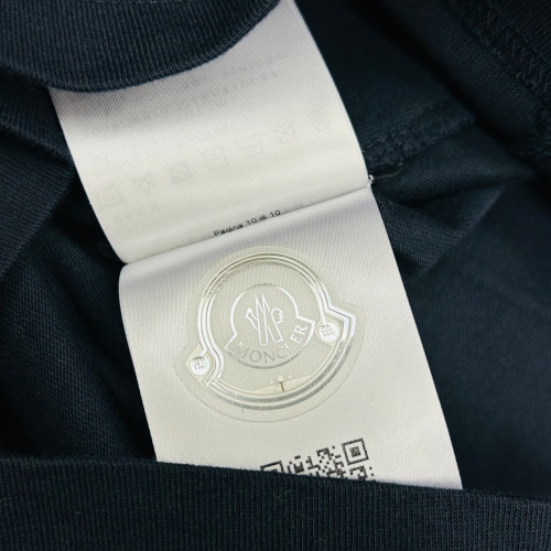 新品 XLサイズ MONCLER トリコ ロゴ プリント Tシャツ ネイビー ブルー モンクレール_画像7