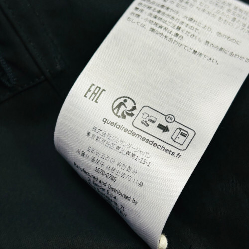 新品 サイズ46 JIL SANDER ロゴプリント コットンポプリン コート パーカー ブラック ジルサンダー_画像9