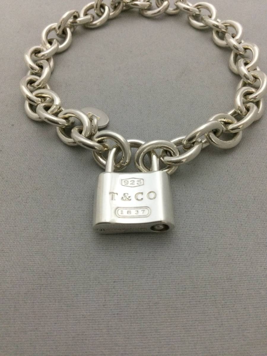 TIFFANY&Co Tiffany 1837katena bracele there is defect silver accessory 925[B176289]