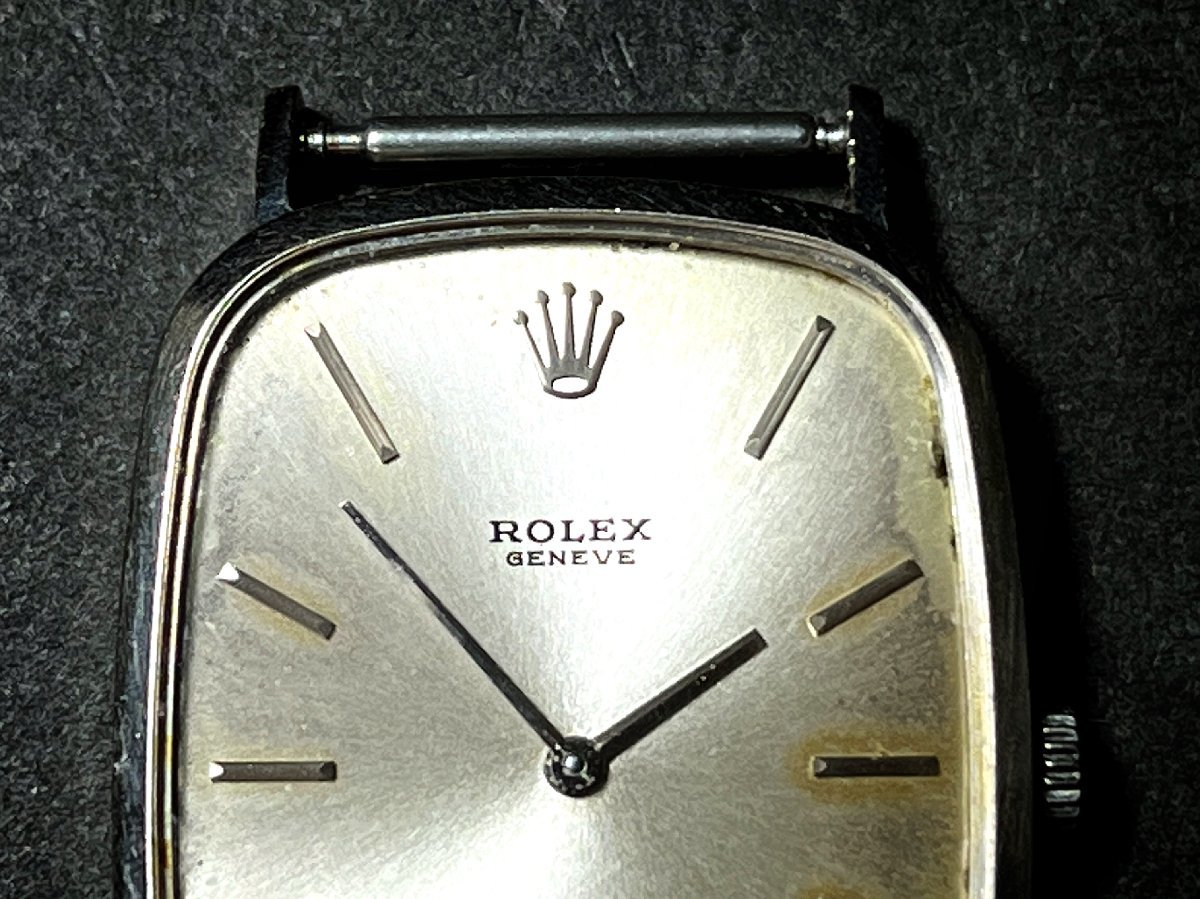 ROLEX　ロレックス　Cellini　チェリーニ　K18　750刻印　手巻き　メンズ腕時計　約27.7g　本体のみ　稼働　現状品_画像2
