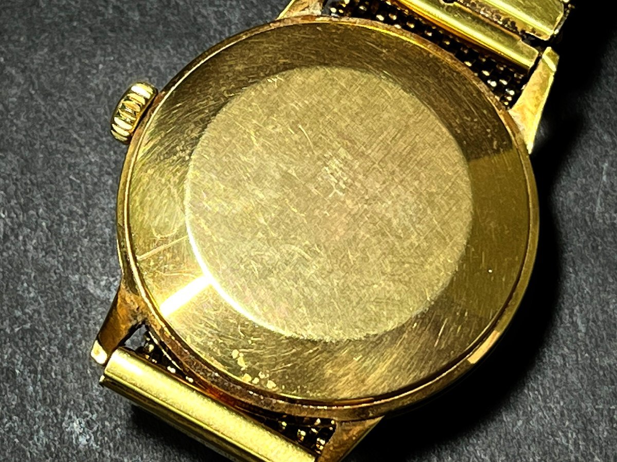 OMEGA　オメガ　K18　手巻き　メンズ腕時計　稼働　現状品_画像6