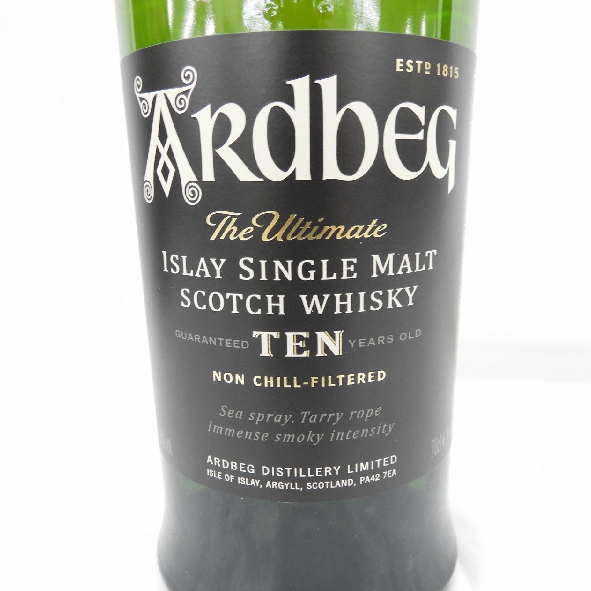 【未開栓】ARDBEG アードベッグ 10年 TEN シングルモルト ウイスキー 700ml 46% 箱付 814105083 0207_画像3