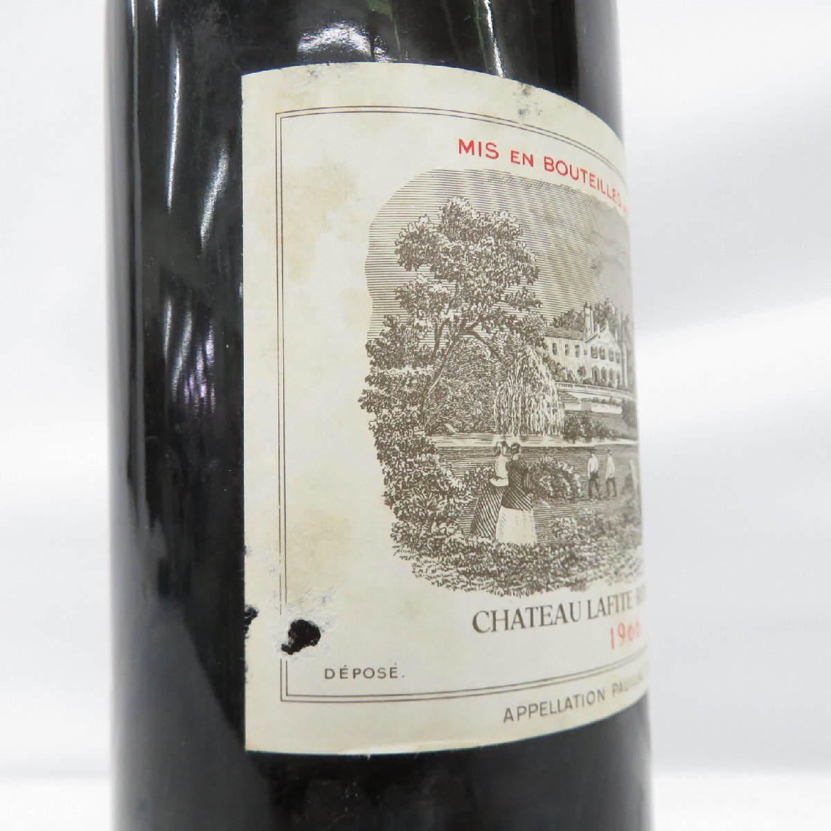 【未開栓】Chateau Lafite Rothschild シャトー・ラフィット・ロートシルト 1966 赤 ワイン 750ml 14％未満 ※目減り有 842125888 0205_画像3