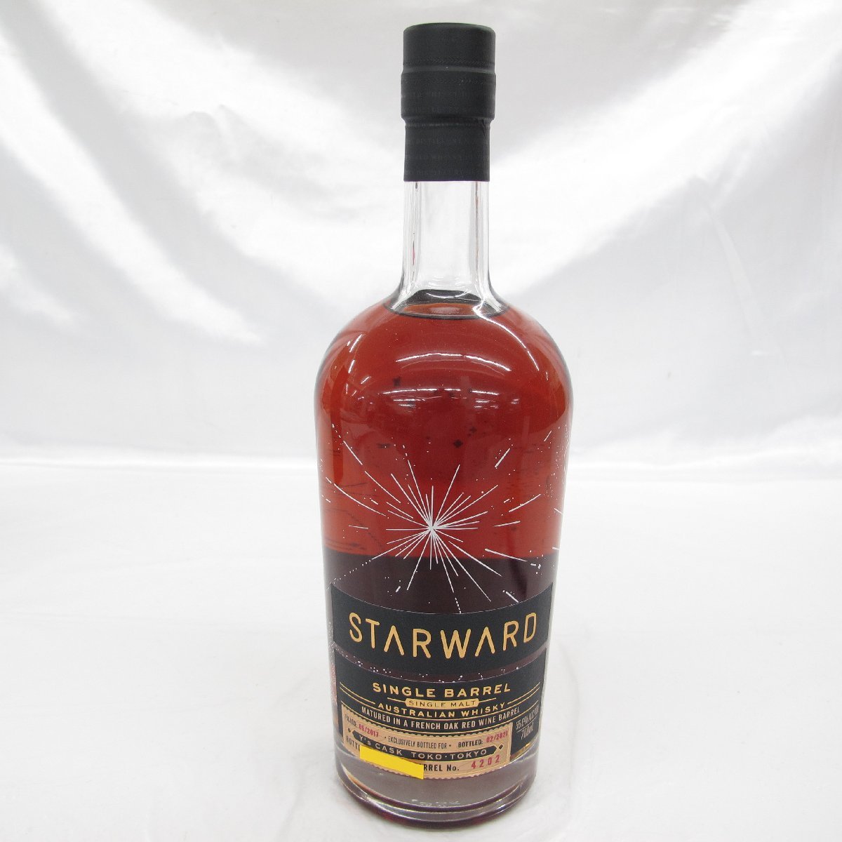 【未開栓】STARWARD スターワード シングルバレル レッドワインカスク 2021 ウイスキー 700ml 55.6% 箱あり 11492730 0209_画像2