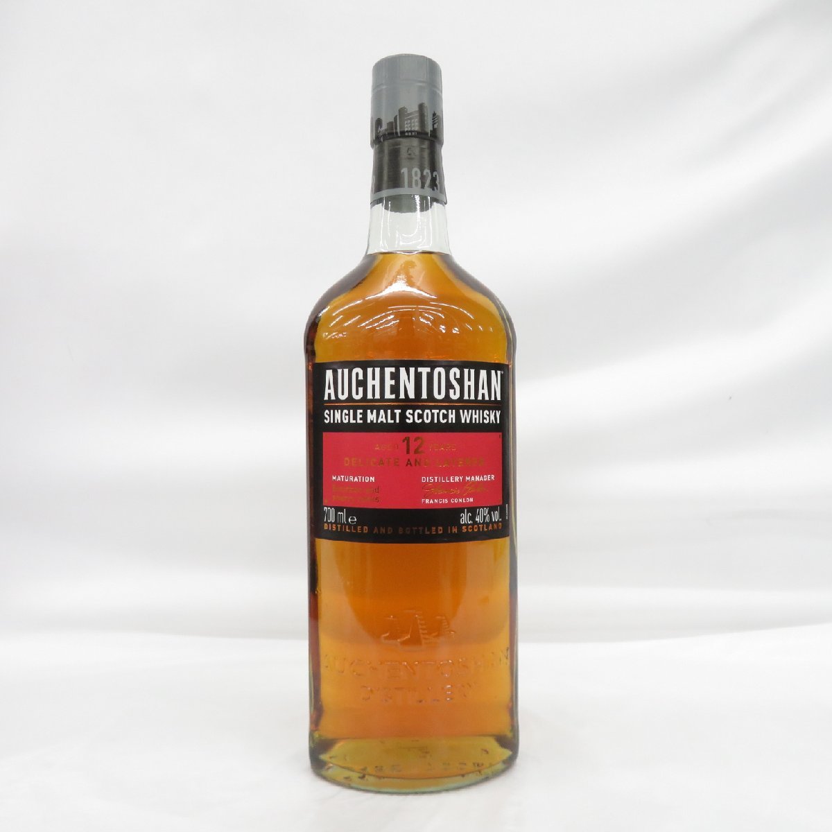 1円～【未開栓】AUCHENTOSHAN オーヘントッシャン 12年 シングルモルト ウイスキー 700ml 40% 箱付 11490650 0211_画像2