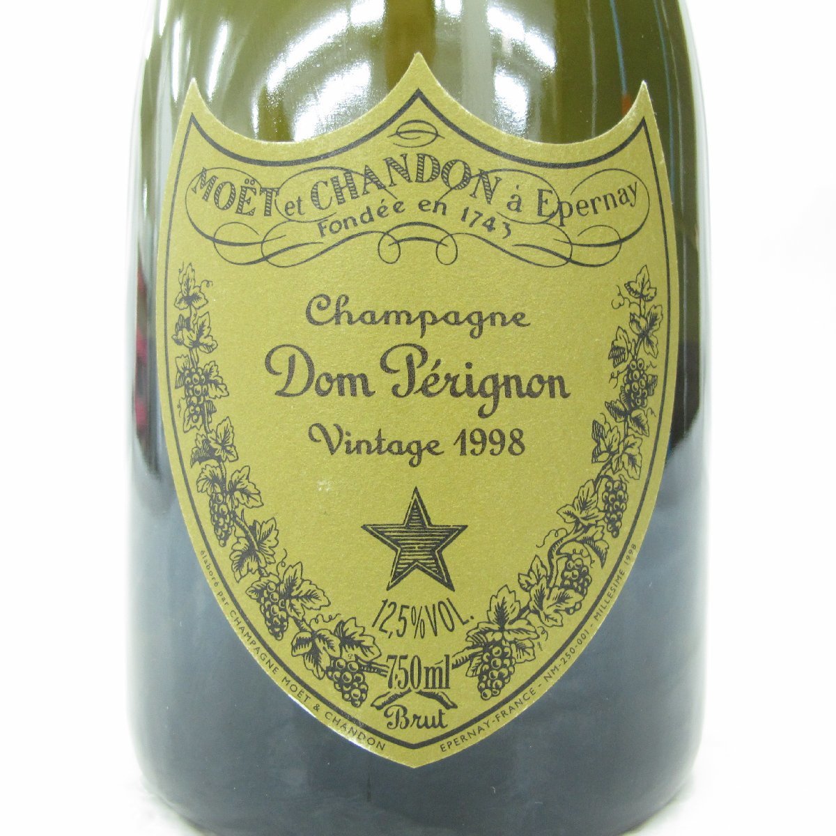 1円～【未開栓】Dom Perignon VINTAGE ドンペリニヨン ヴィンテージ 1998 シャンパン 750ml 12.5% ※液面低下 11499772 0217_画像2