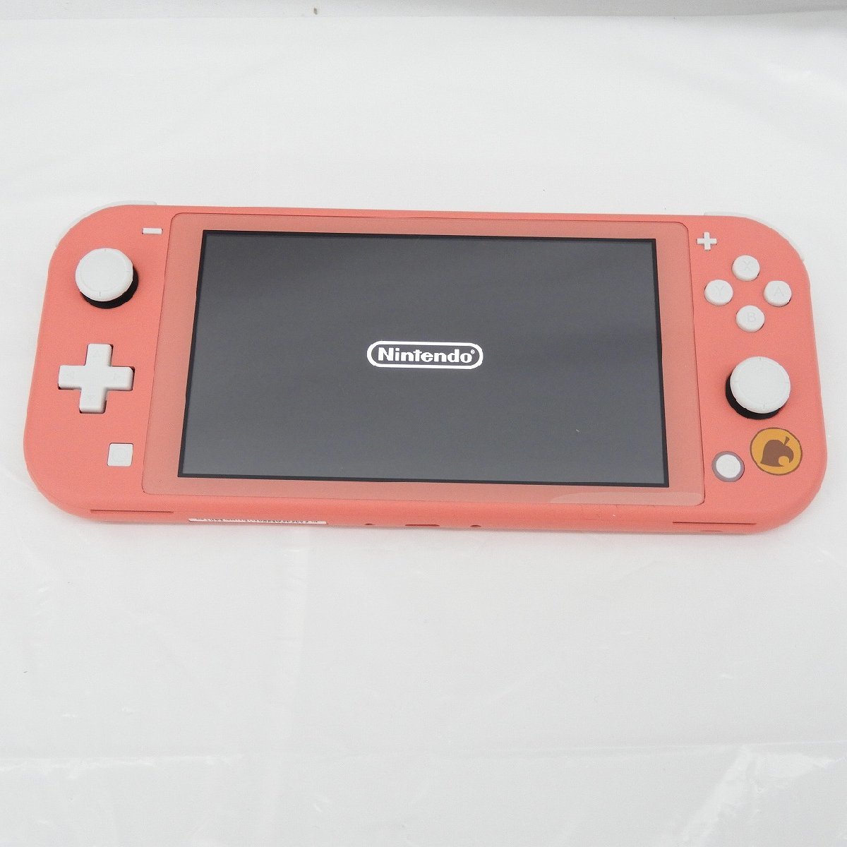 【美品】NINTENDO SWITCH Lite ニンテンドースイッチ ライト あつまれ どうぶつの森セット しずえアロハ柄 HDH-S-GBZAA 11501023 0218_画像3