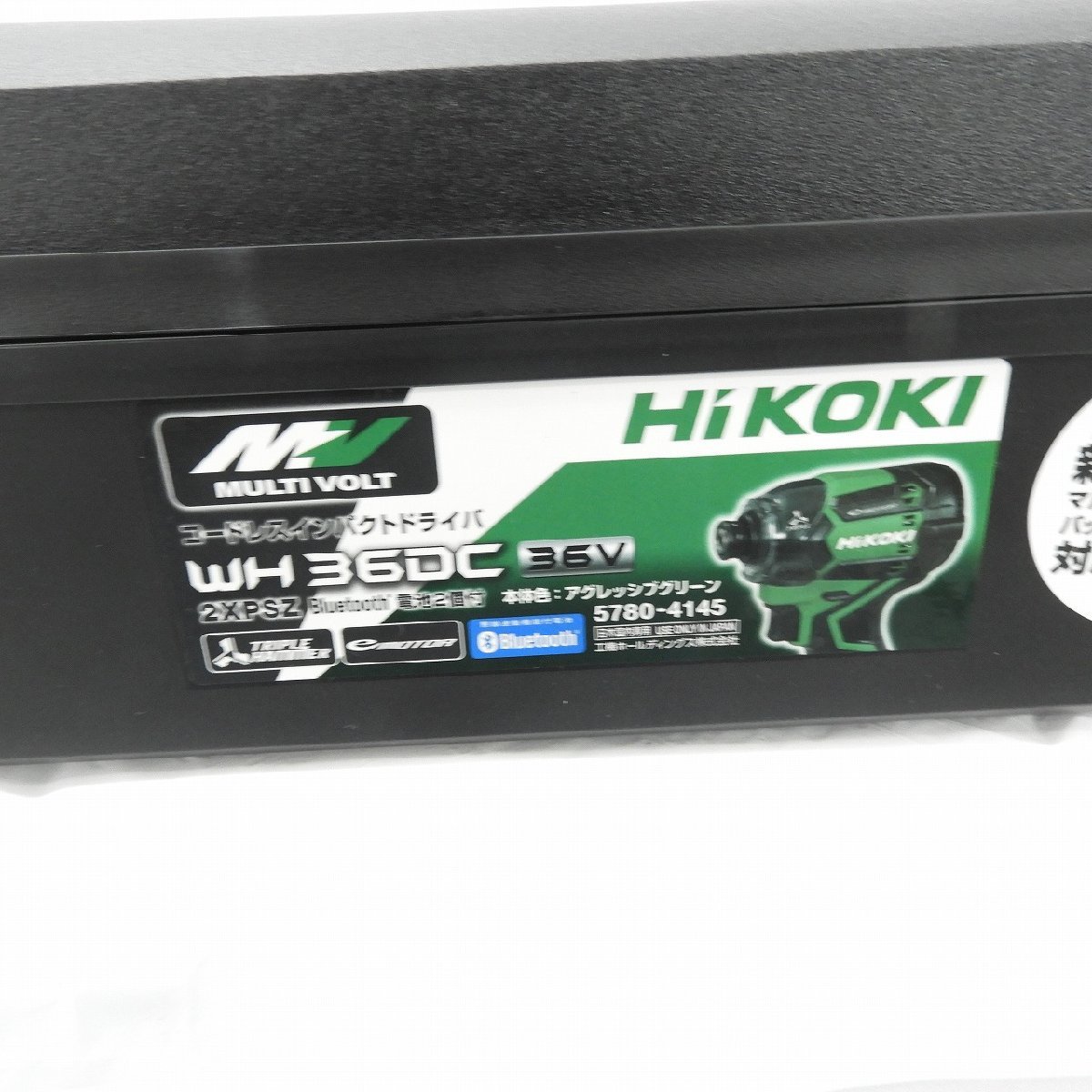 【未使用品】HiKOKI ハイコーキ コードレスインパクトドライバ WH36DC 2XPSZ アグレッシブグリーン 835114502 0218_画像3