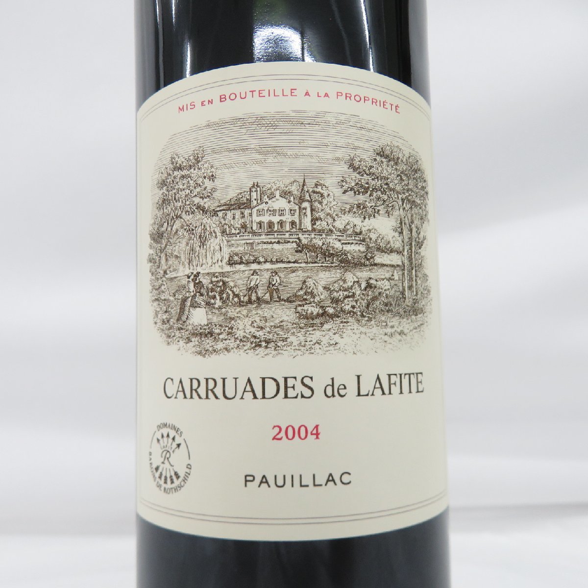 【未開栓】CARRUADES de LAFITE カリュアド・ド・ラフィット 2004 赤 ワイン 750ml 13% 11506175 0221_画像2