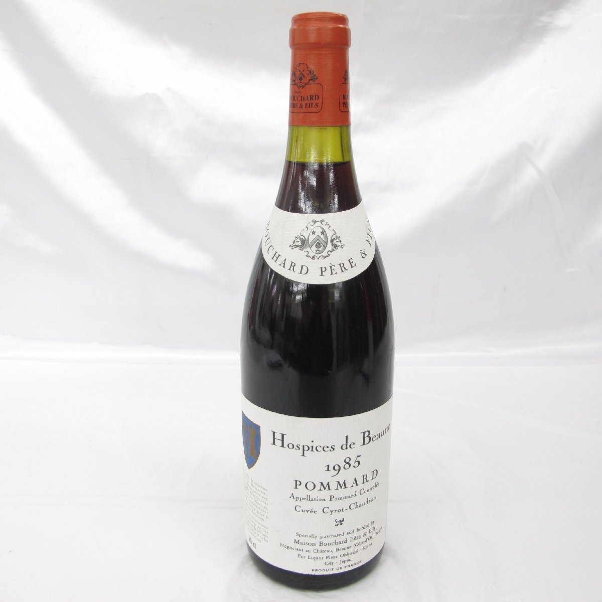 【未開栓】Hospices de Baeaune オスピス・ド ボーヌ・ポマール キュヴェ・シロ・ショードロン 1985 赤 ワイン 750ml 11508894 0226_画像1