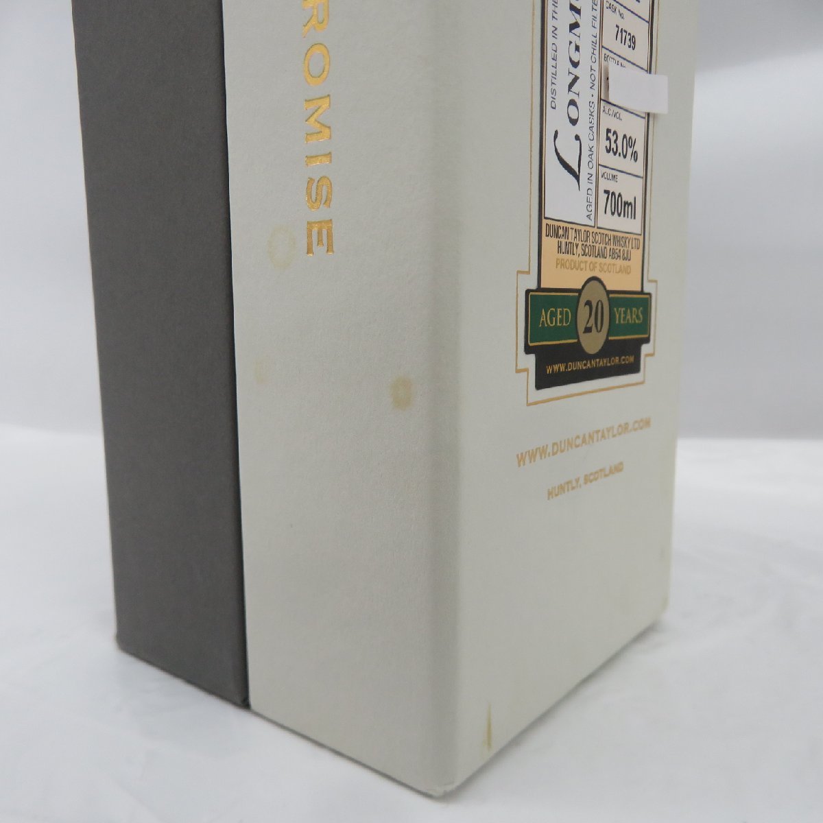 【未開栓】ダンカンテイラー ロングモーン 20年 1992-2012 ディメンションズ ウイスキー 700ml 53% 箱付 11493491 0226_画像10