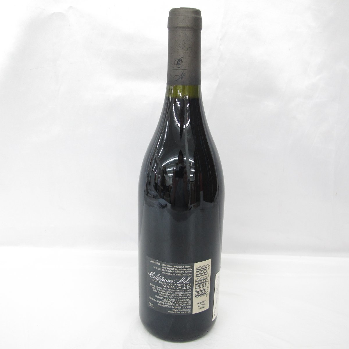 【未開栓】Coldstream Hills コールドストリーム ヒルズ レゼルヴ ピノ・ノワール 2000 赤 ワイン 750ml 14.5% 11498439 0302_画像3