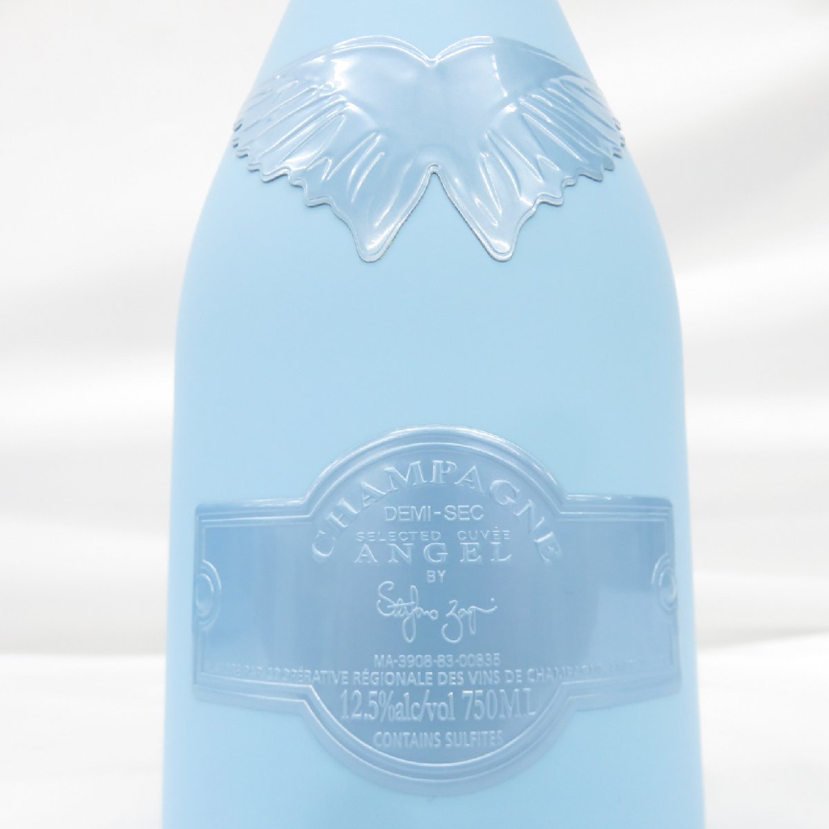 【未開栓】ANGEL エンジェル ドゥミセック ブルー シャンパン 750ml 12.5% ケース付 11504879 0302_画像3