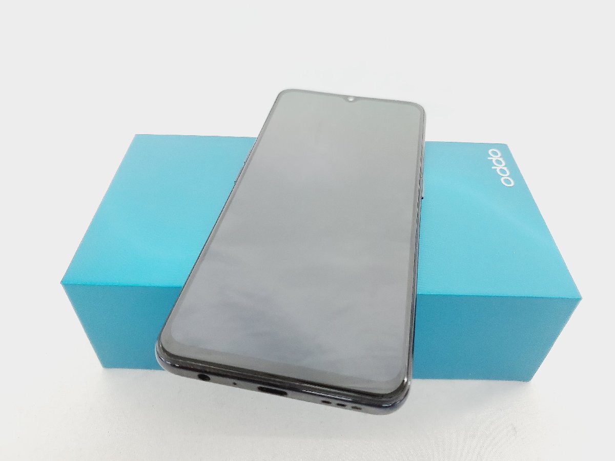 1円～【中古品】楽天mobile版 SIMフリー スマートフォン OPPO Reno3 A CPH2013 ブラック 判定○ 11495466 0207_画像1