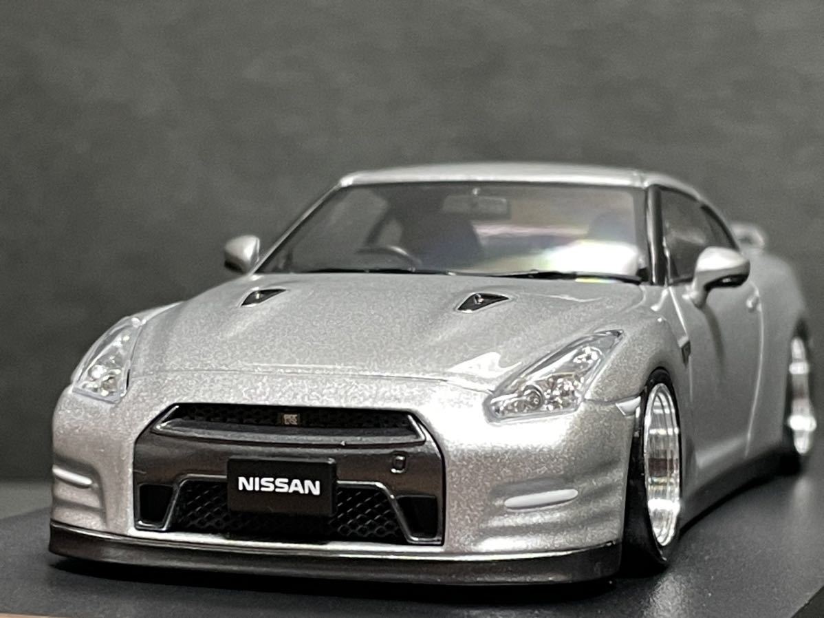 1/43 NISSAN GT-R R35 BBS-LM-Rタイプ 深リムホイール ローダウン 国産スーパーカー_画像1