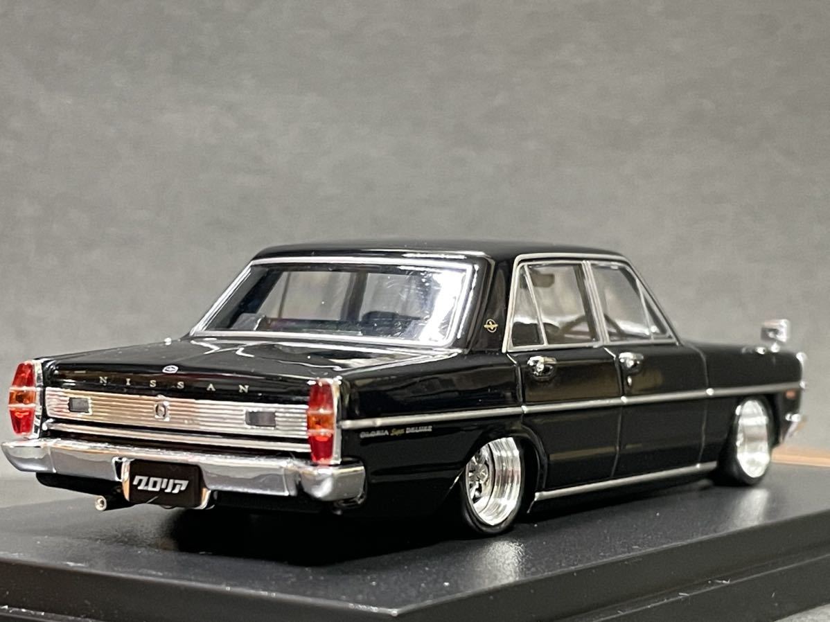 1/43 NISSAN グロリア スーパーデラックス/タテグロ クレーガータイプ深リムホイール 車高短 当時仕様 旧車_画像3